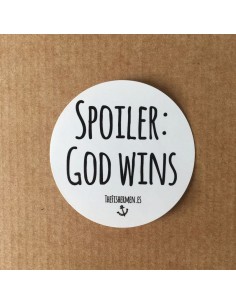 Pegatina · Spoiler: God wins