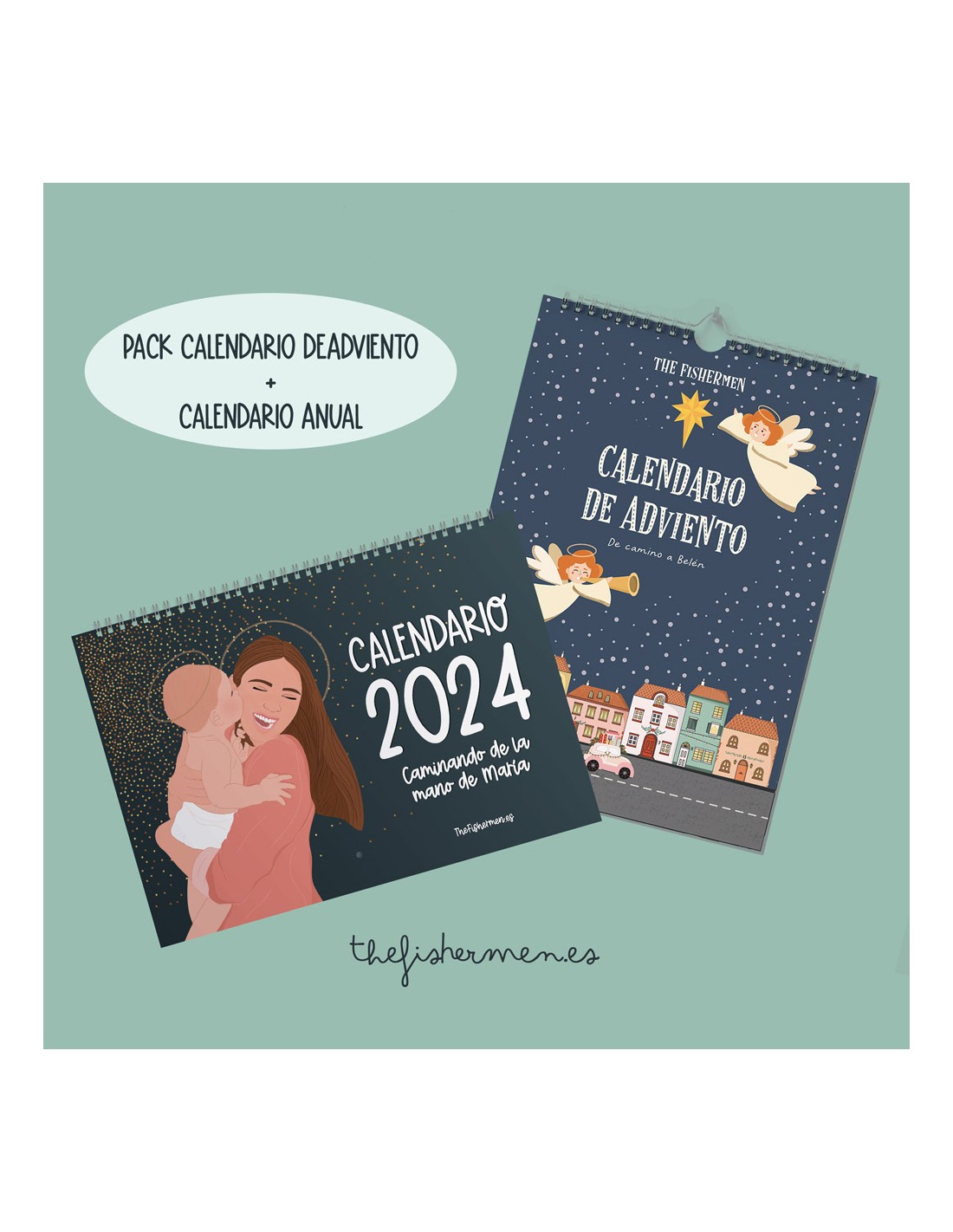 [Pack ahorro] Calendario Anual 2024 + Calendario de Adviento 2023